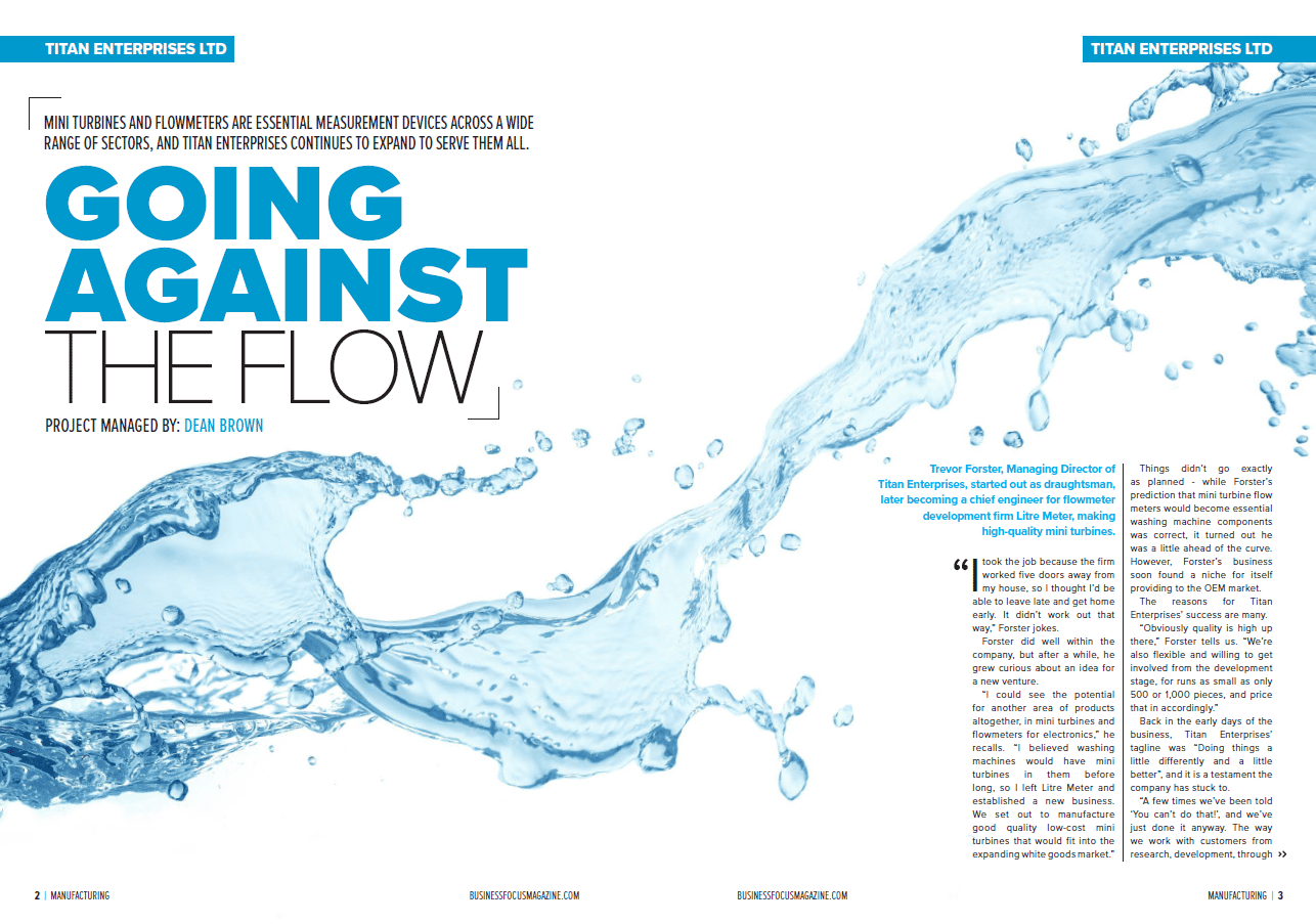 Thumbnail for Going Against the Flow article in BFM by Trevor Forster