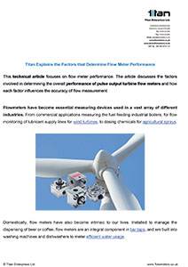 Factors that affect Flowmeter performance technical paper cover