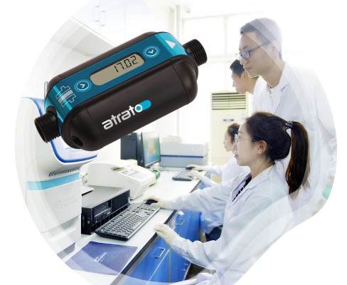 atrato flowmeter with ASCII streaming