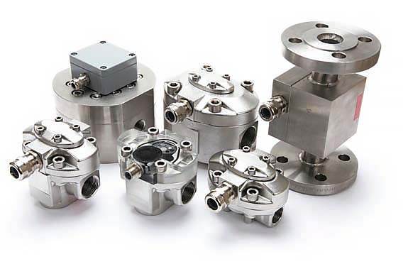 Selection of Titan's oval gear flow meters