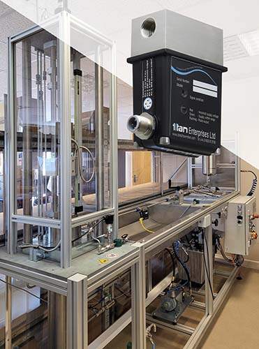 Titan's new flow meter calibration and test rig